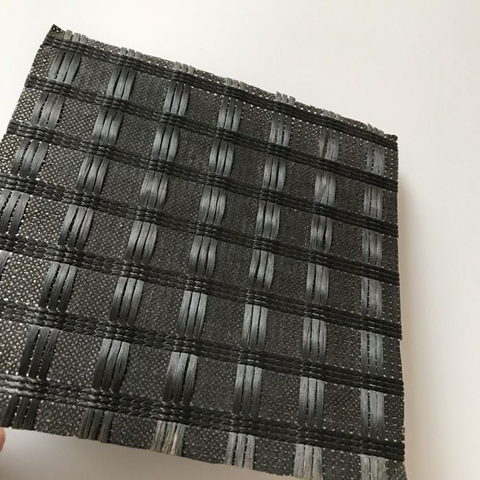 Fiberglass geogrid with Nonwoven 4